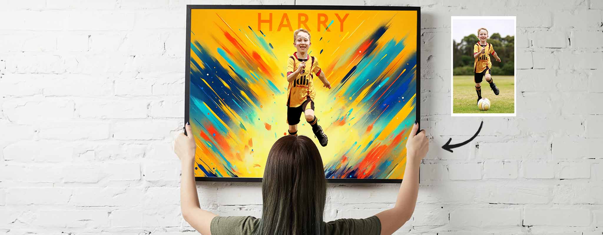 Personalised Sport Portraits Are The Perfect Gift For A Sport Fan.