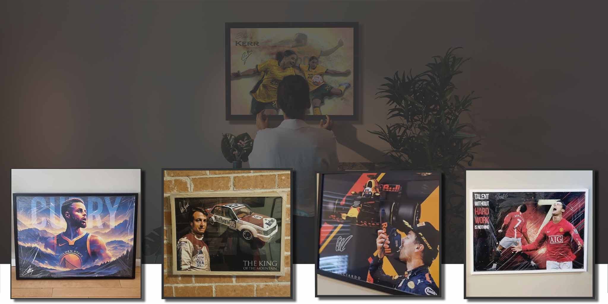 Visit www.sportscaveshop.com for global Number One Sport Art.