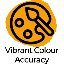 Vibrant Colour Accuracy