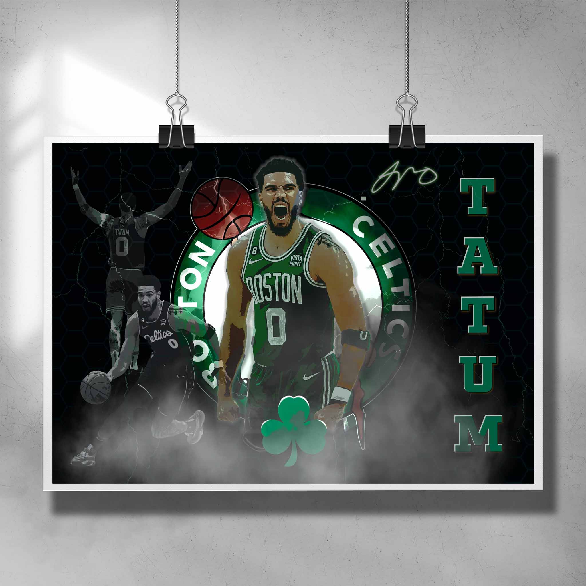 Jayson Tatum Poster by Sports Cave.