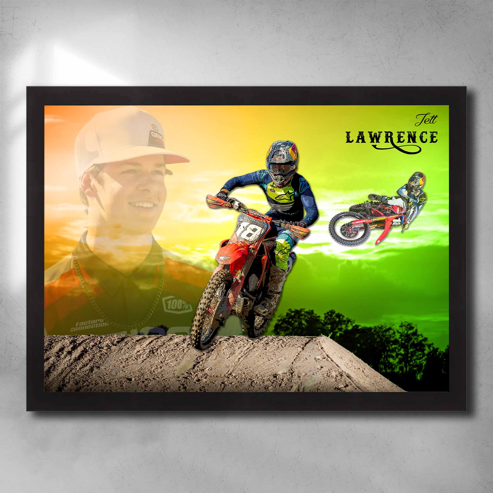 Jett Lawrence Motocross Art Sports Cave