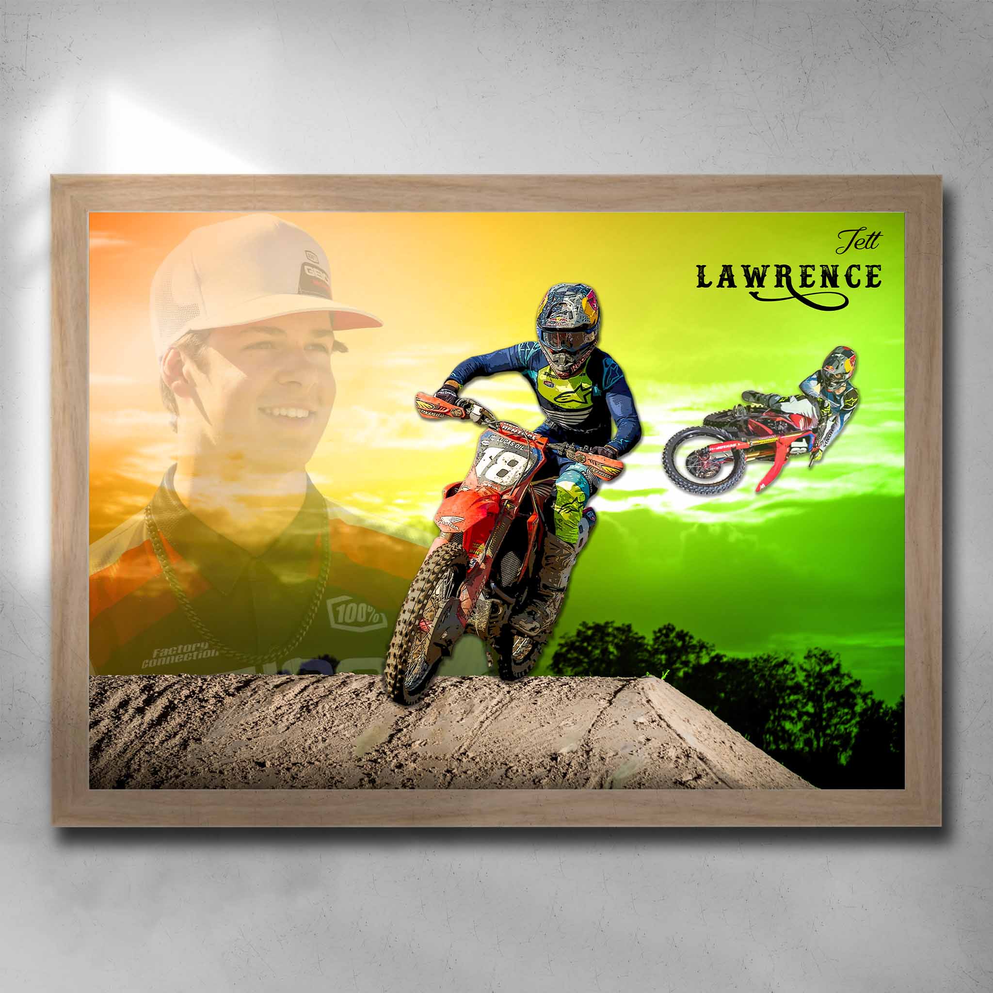 Jett Lawrence Motocross Art Sports Cave