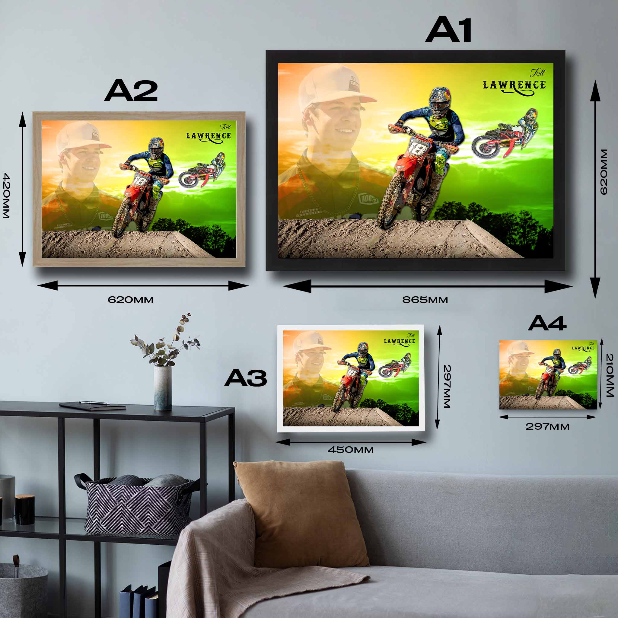 Jett Lawrence Motocross Art Sports Cave