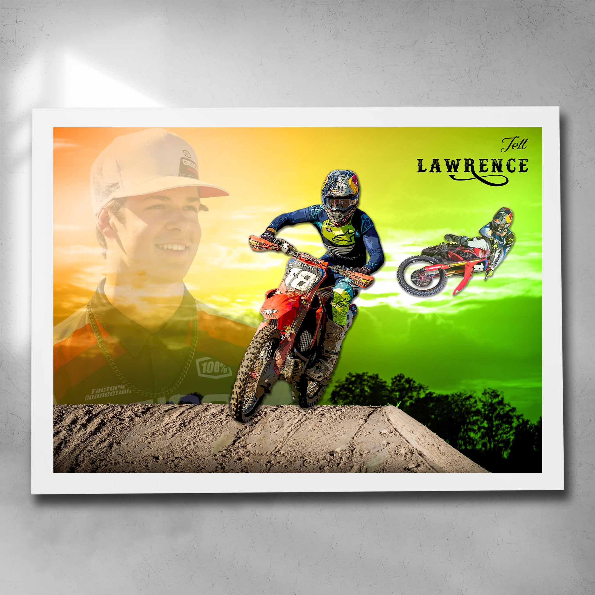 Jett Lawrence Motocross Art Sports Cave