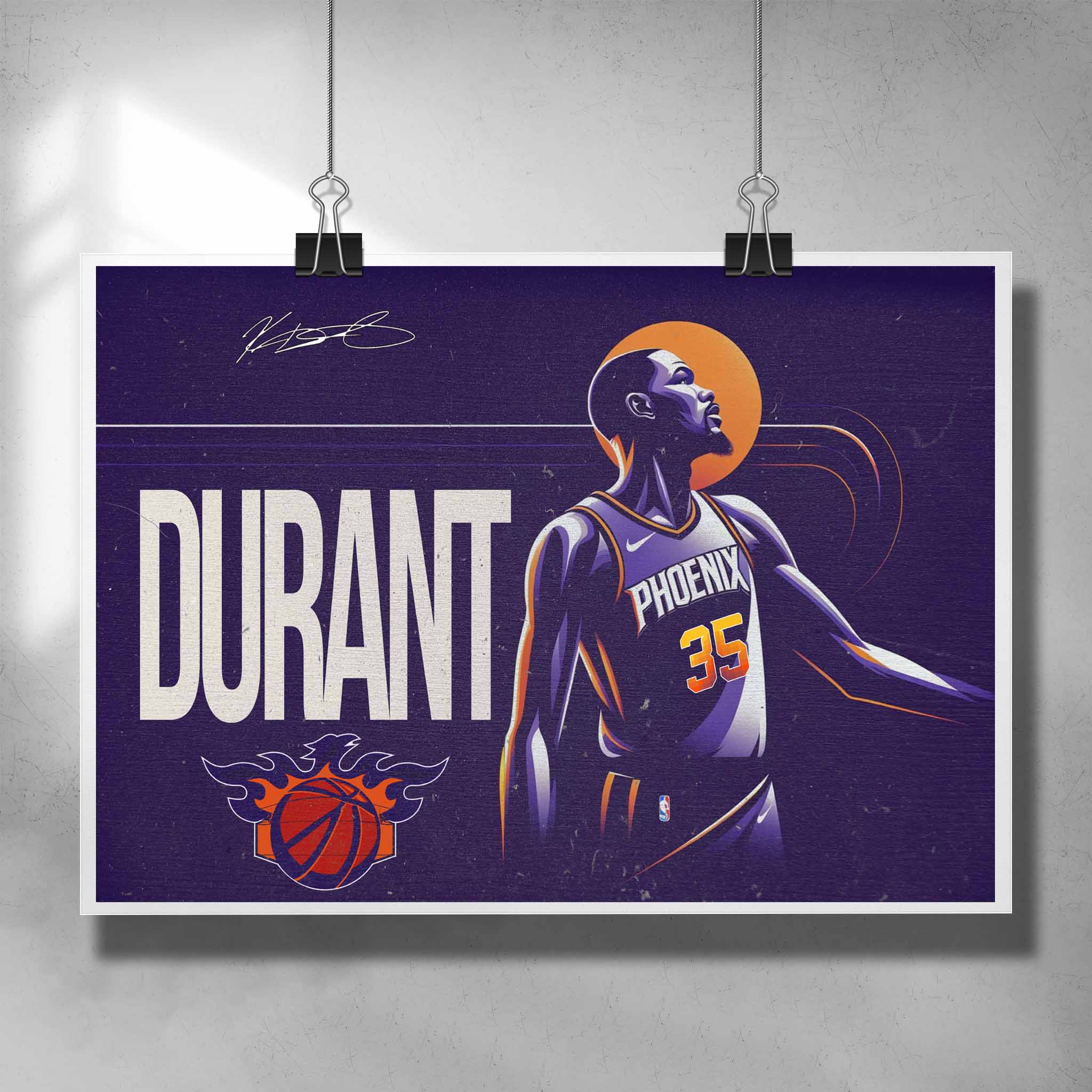 Kevin Durant NBA Poster.